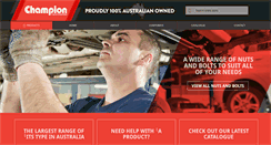 Desktop Screenshot of championparts.com.au